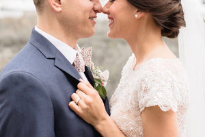 Bride and Groom with Bow Tie from Tiebreaker Bow Ties