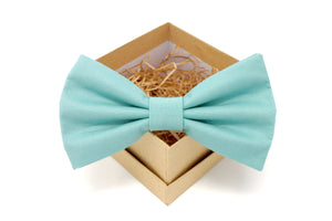 Dusty Turquoise Bow Tie
