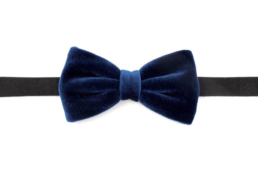Midnight Blue Velvet Bow Tie – Tiebreaker Bow Ties